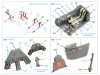 Quinta Studio QD35150 Fw 190A-8 interior 3D decals Border Model 1/35